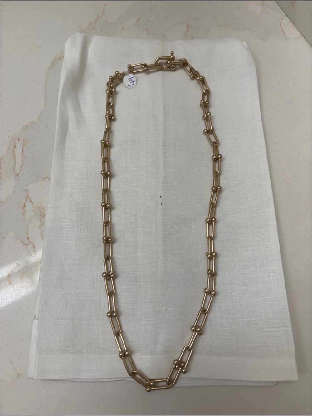 Fashion Gold Link Chain Necklace - Women Jewelry - Picture 6 of 6